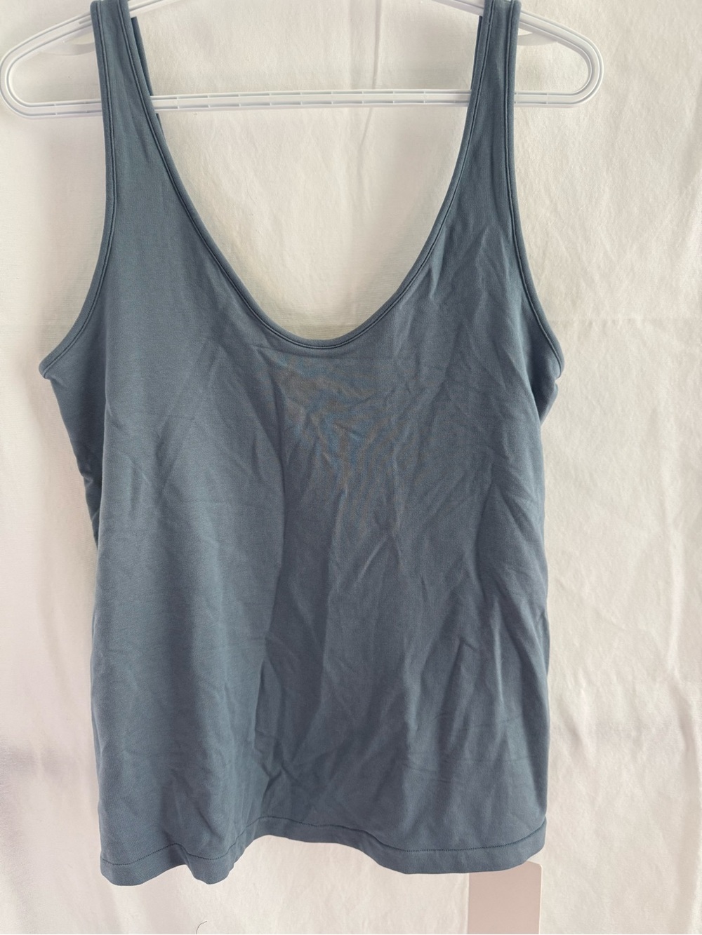 Lululemon Be Calm V - Neck Tank Steel Blue Size Medium